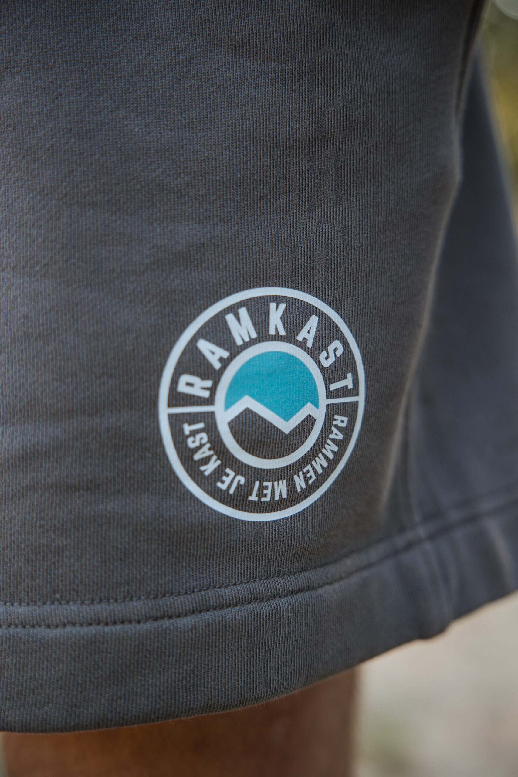 Ramkast Joggingset Combiset - Faded Grey (T-shirt + Short + Sweater) - Afbeelding 6