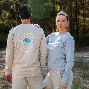 Ramkast Longsleeve Combiset- Light Blue & Sand