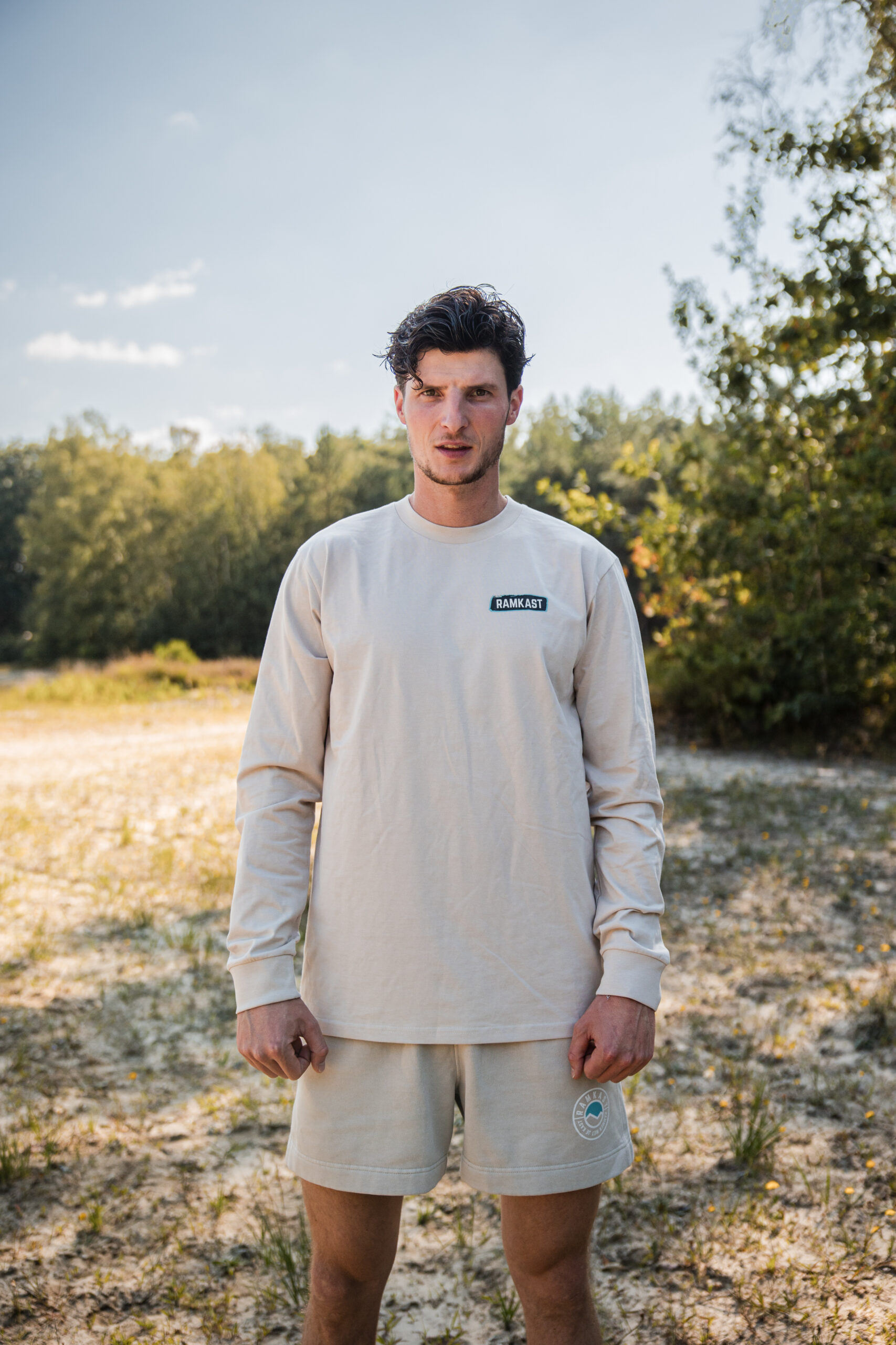 Ramkast Longsleeve Combiset- Light Blue & Sand - Afbeelding 3