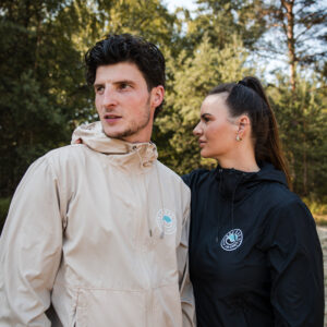 Ramkast Windbreaker Combiset - Black & Sand