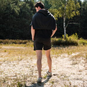 Ramkast Joggingset Combiset - Faded Black (T-shirt + Short + Sweater)